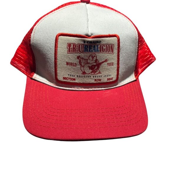 True Religion X 2 Chainz (RARE) Hat Cap Snapback Collab Trucker Mesh - Picture 7 of 8